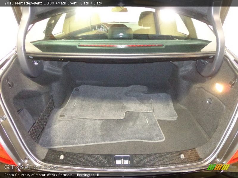 Black / Black 2013 Mercedes-Benz C 300 4Matic Sport