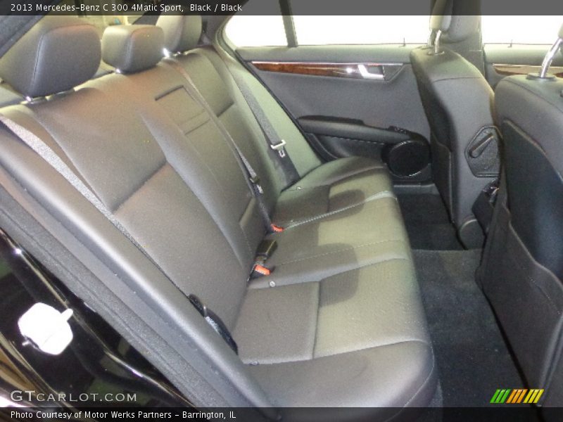 Black / Black 2013 Mercedes-Benz C 300 4Matic Sport