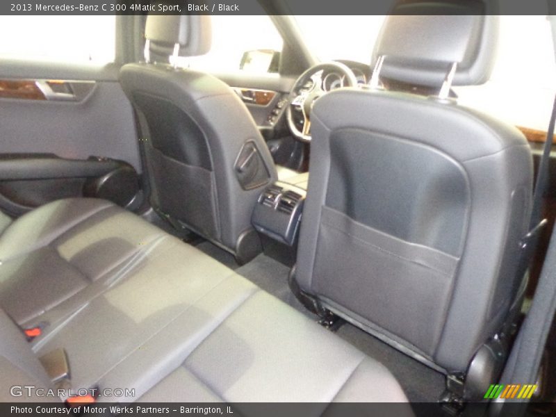 Black / Black 2013 Mercedes-Benz C 300 4Matic Sport