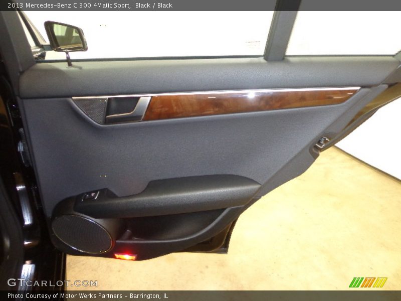 Black / Black 2013 Mercedes-Benz C 300 4Matic Sport