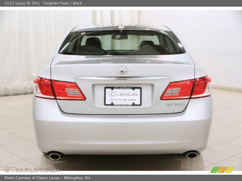 Tungsten Pearl / Black 2012 Lexus ES 350