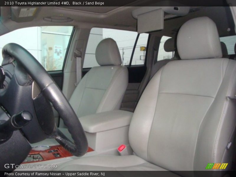 Black / Sand Beige 2010 Toyota Highlander Limited 4WD