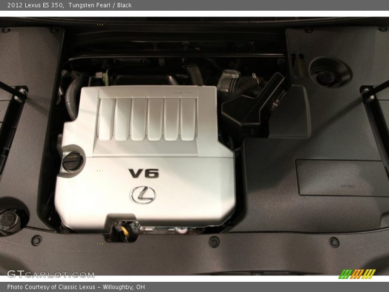 Tungsten Pearl / Black 2012 Lexus ES 350