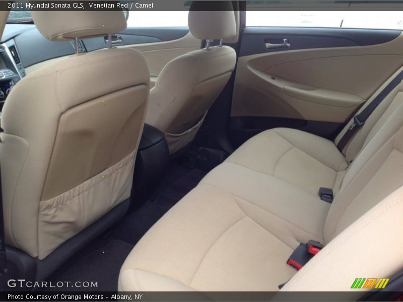Venetian Red / Camel 2011 Hyundai Sonata GLS