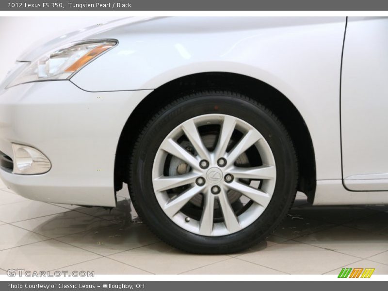 Tungsten Pearl / Black 2012 Lexus ES 350