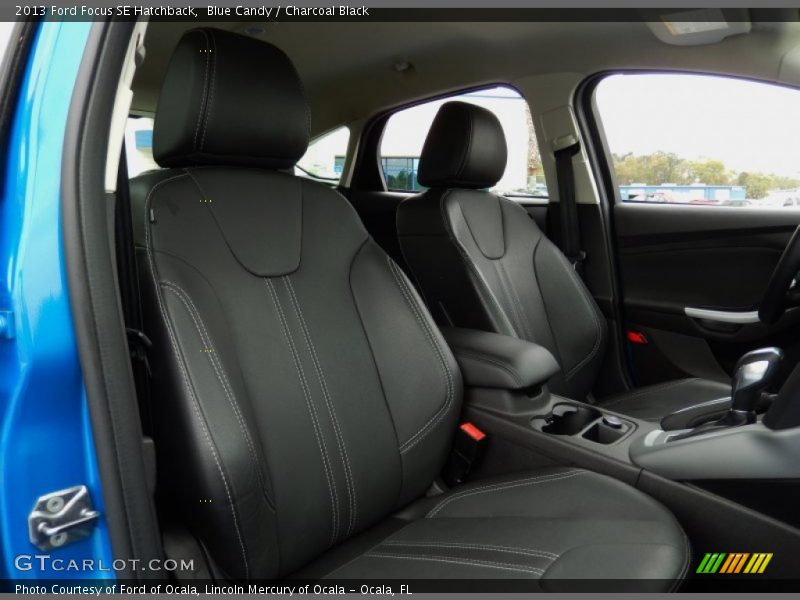 Blue Candy / Charcoal Black 2013 Ford Focus SE Hatchback