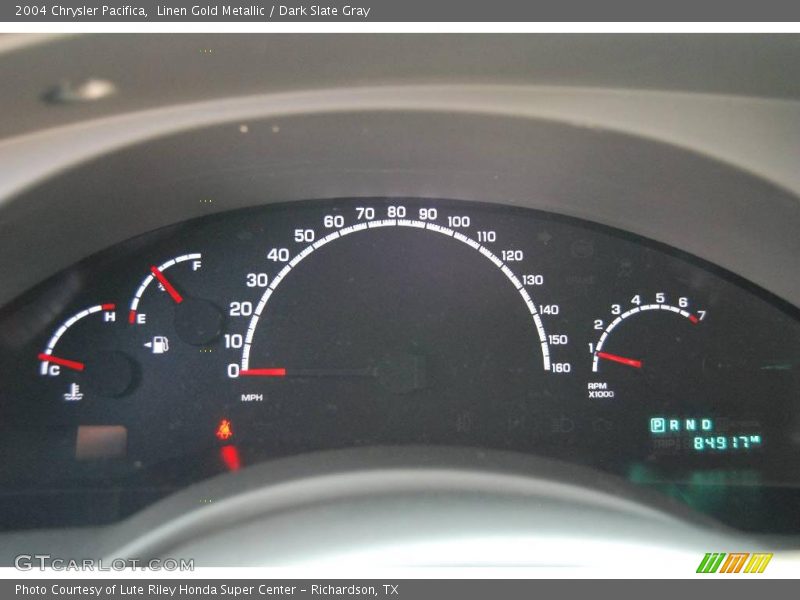 Linen Gold Metallic / Dark Slate Gray 2004 Chrysler Pacifica