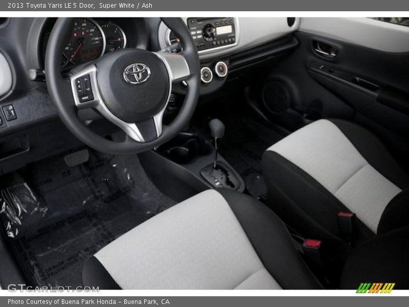  2013 Yaris LE 5 Door Ash Interior