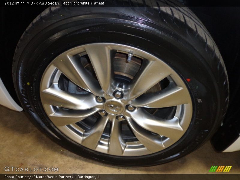 Moonlight White / Wheat 2012 Infiniti M 37x AWD Sedan