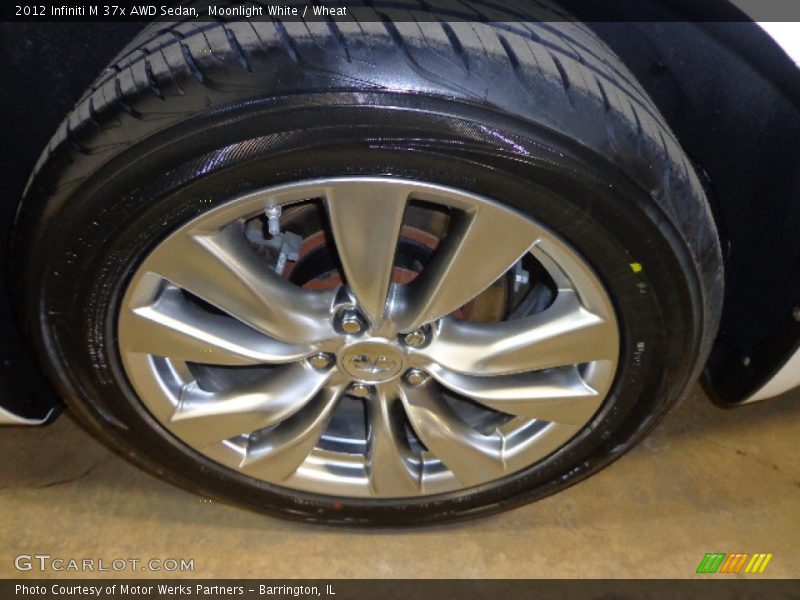 Moonlight White / Wheat 2012 Infiniti M 37x AWD Sedan