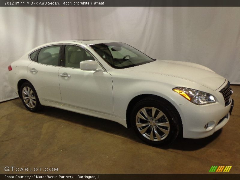 Moonlight White / Wheat 2012 Infiniti M 37x AWD Sedan