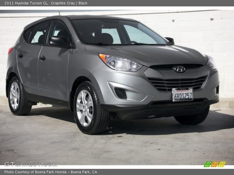Graphite Gray / Black 2011 Hyundai Tucson GL