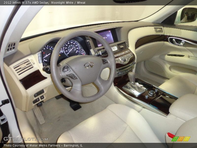 Moonlight White / Wheat 2012 Infiniti M 37x AWD Sedan