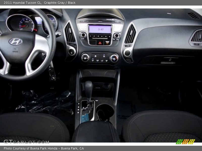 Graphite Gray / Black 2011 Hyundai Tucson GL