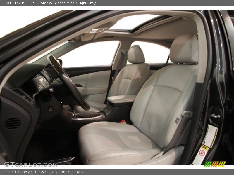 Smoky Granite Mica / Light Gray 2010 Lexus ES 350