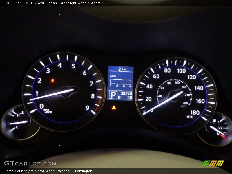 Moonlight White / Wheat 2012 Infiniti M 37x AWD Sedan