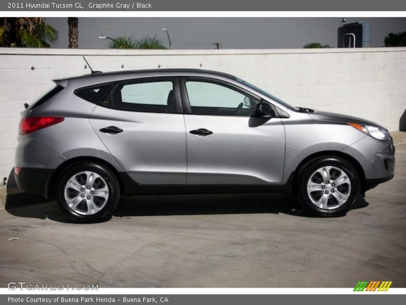 Graphite Gray / Black 2011 Hyundai Tucson GL