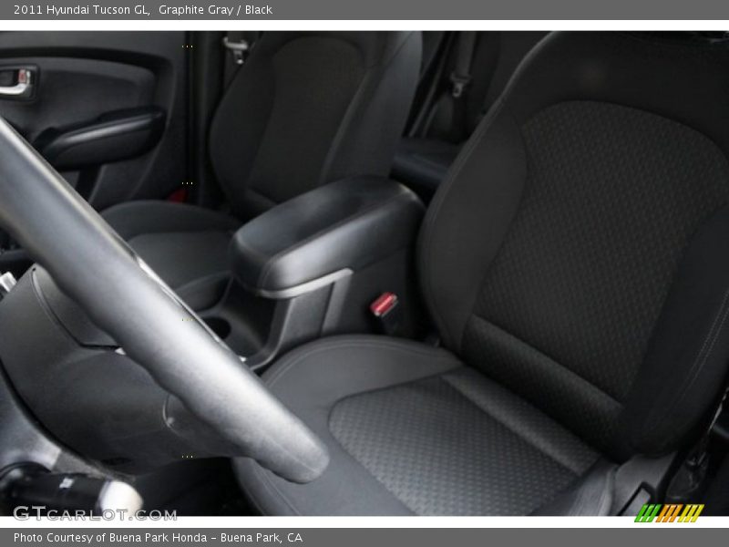 Graphite Gray / Black 2011 Hyundai Tucson GL