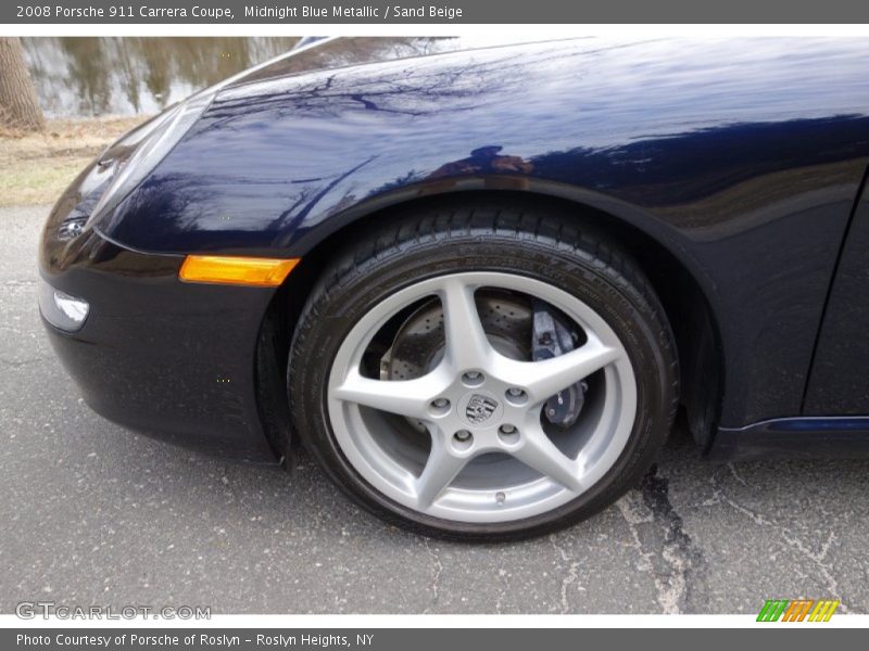 Midnight Blue Metallic / Sand Beige 2008 Porsche 911 Carrera Coupe