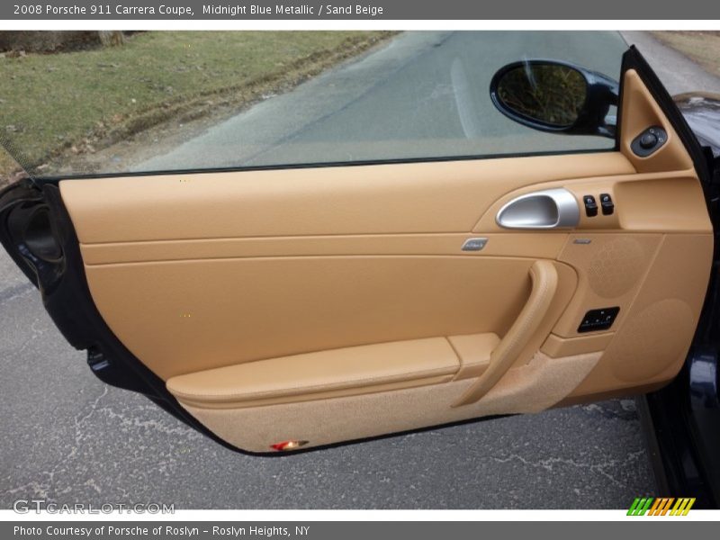 Midnight Blue Metallic / Sand Beige 2008 Porsche 911 Carrera Coupe