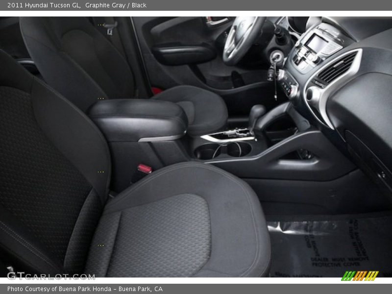 Graphite Gray / Black 2011 Hyundai Tucson GL
