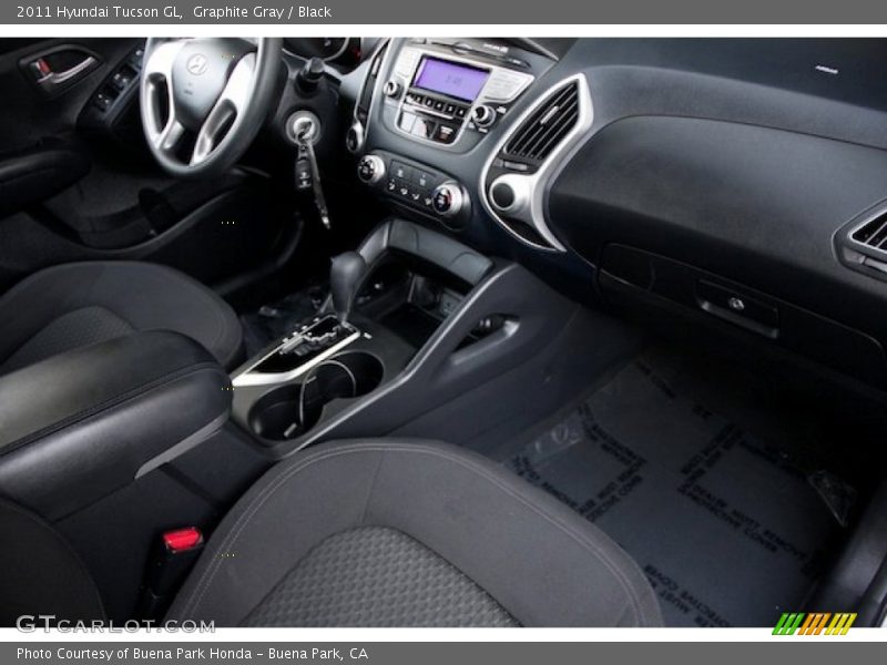 Graphite Gray / Black 2011 Hyundai Tucson GL