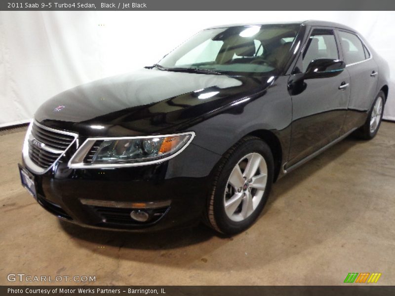 Black / Jet Black 2011 Saab 9-5 Turbo4 Sedan