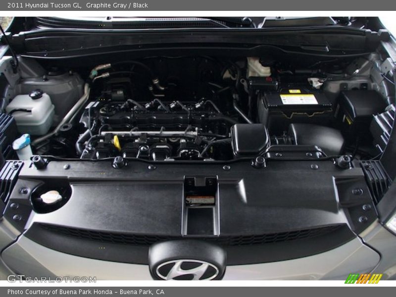 Graphite Gray / Black 2011 Hyundai Tucson GL