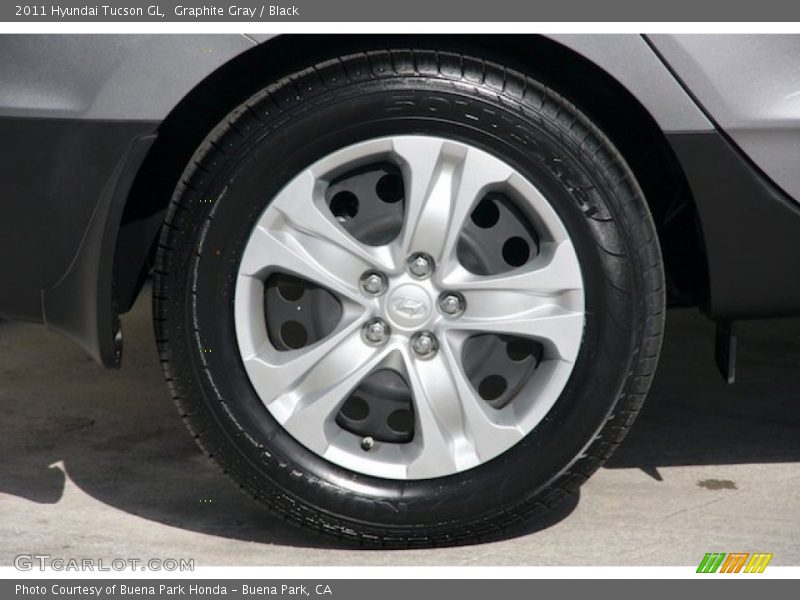 Graphite Gray / Black 2011 Hyundai Tucson GL