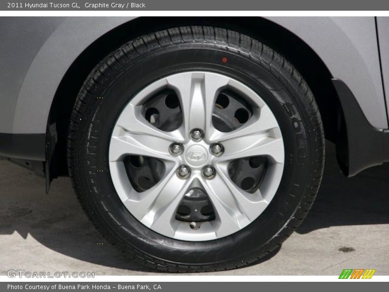 Graphite Gray / Black 2011 Hyundai Tucson GL