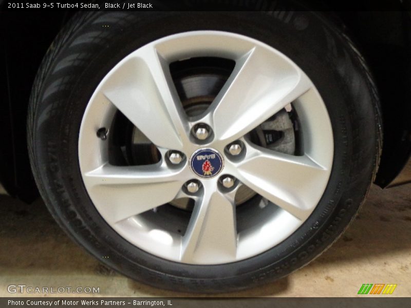 Black / Jet Black 2011 Saab 9-5 Turbo4 Sedan