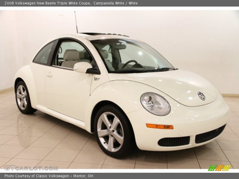 Campanella White / White 2008 Volkswagen New Beetle Triple White Coupe