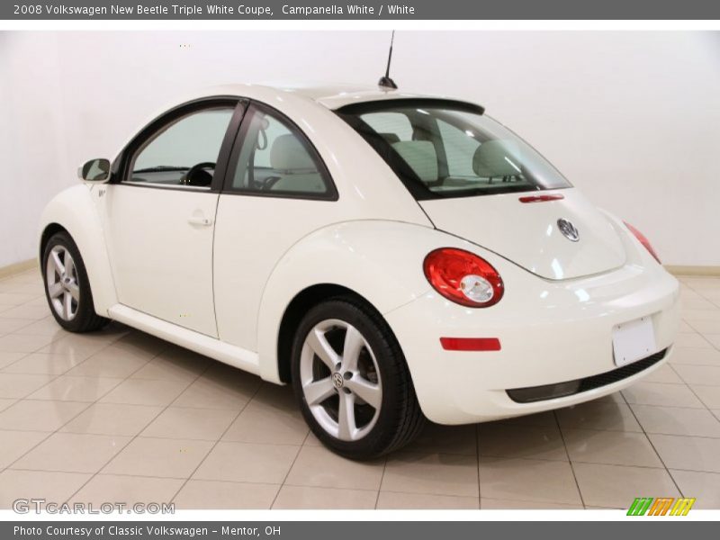 Campanella White / White 2008 Volkswagen New Beetle Triple White Coupe