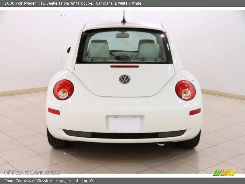 Campanella White / White 2008 Volkswagen New Beetle Triple White Coupe