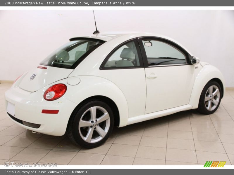 Campanella White / White 2008 Volkswagen New Beetle Triple White Coupe