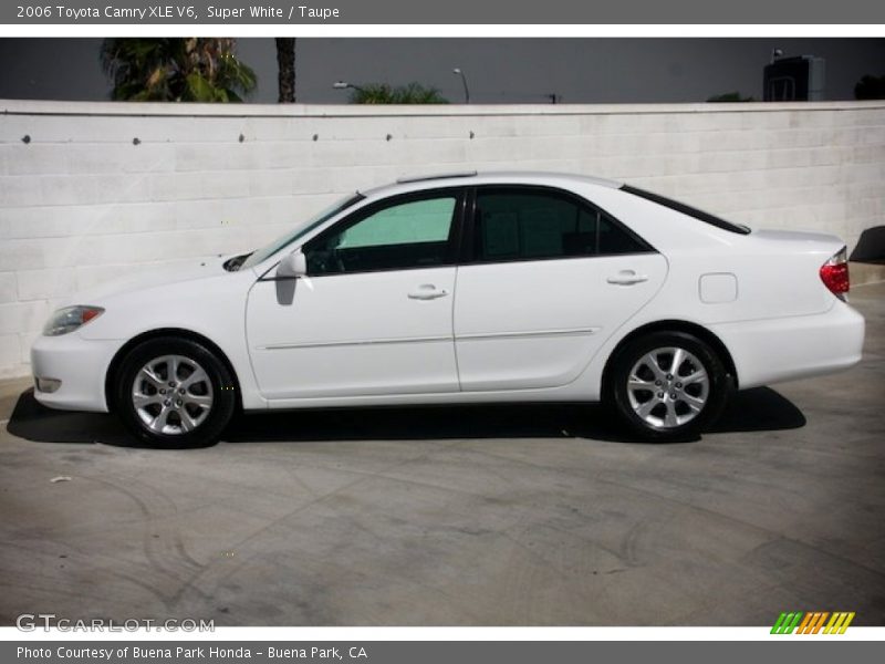 Super White / Taupe 2006 Toyota Camry XLE V6