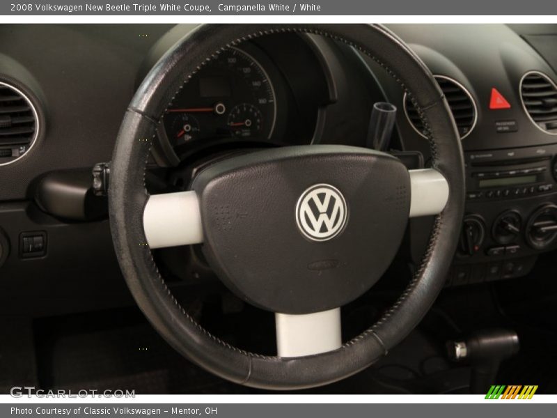 Campanella White / White 2008 Volkswagen New Beetle Triple White Coupe