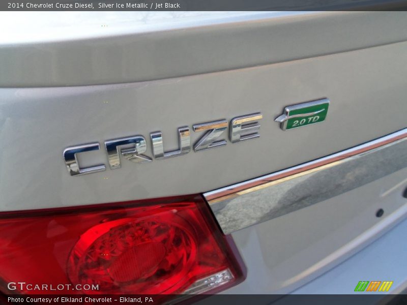 Silver Ice Metallic / Jet Black 2014 Chevrolet Cruze Diesel