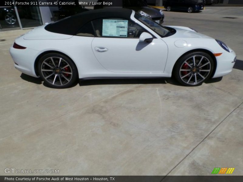  2014 911 Carrera 4S Cabriolet White