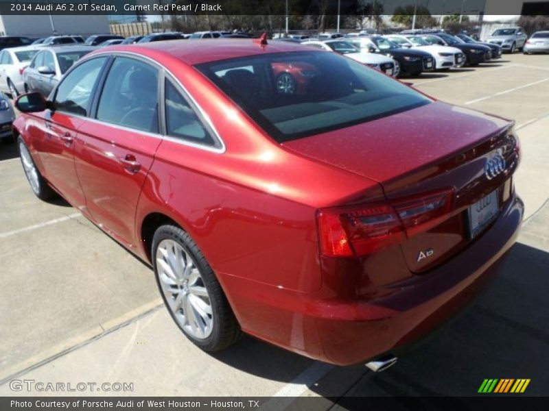 Garnet Red Pearl / Black 2014 Audi A6 2.0T Sedan