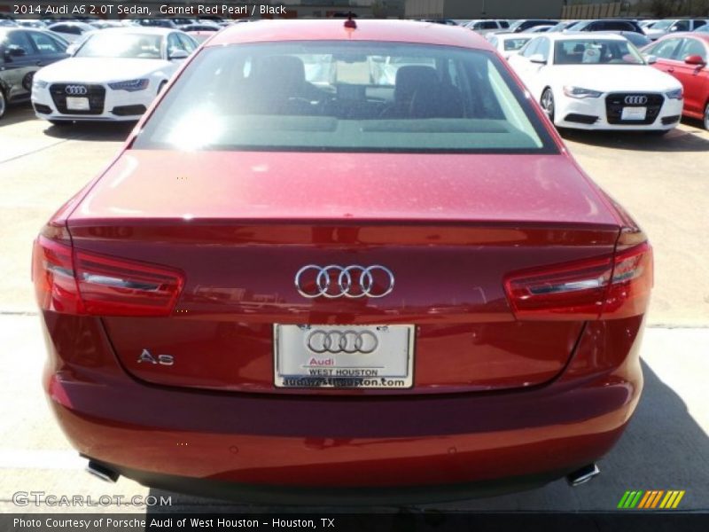 Garnet Red Pearl / Black 2014 Audi A6 2.0T Sedan