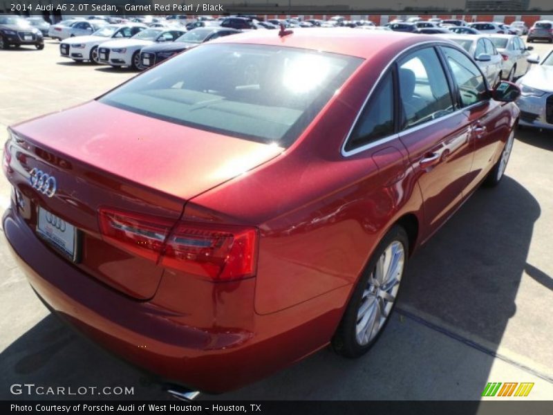 Garnet Red Pearl / Black 2014 Audi A6 2.0T Sedan
