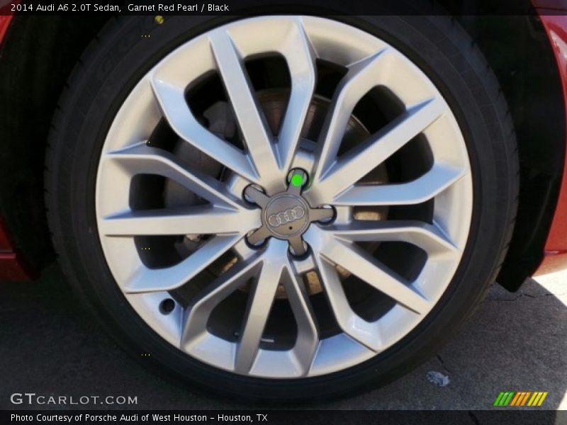 Garnet Red Pearl / Black 2014 Audi A6 2.0T Sedan