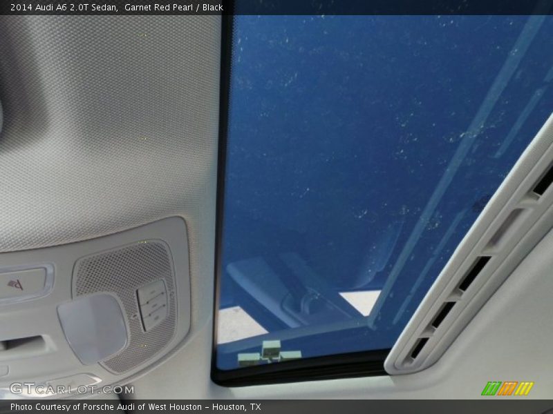 Garnet Red Pearl / Black 2014 Audi A6 2.0T Sedan