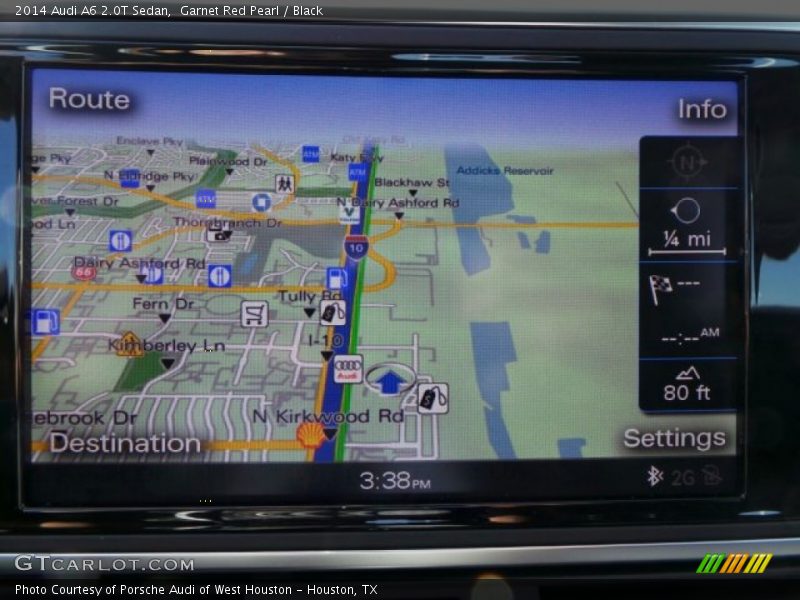 Garnet Red Pearl / Black 2014 Audi A6 2.0T Sedan
