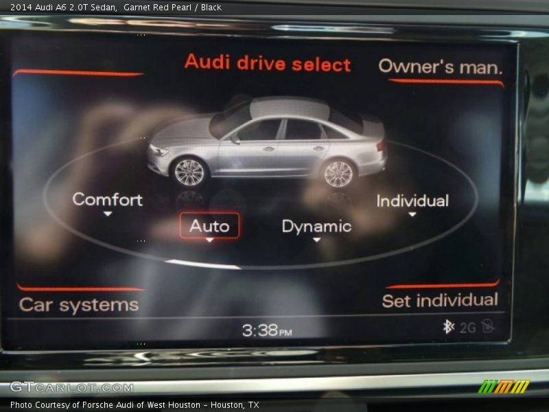 Garnet Red Pearl / Black 2014 Audi A6 2.0T Sedan