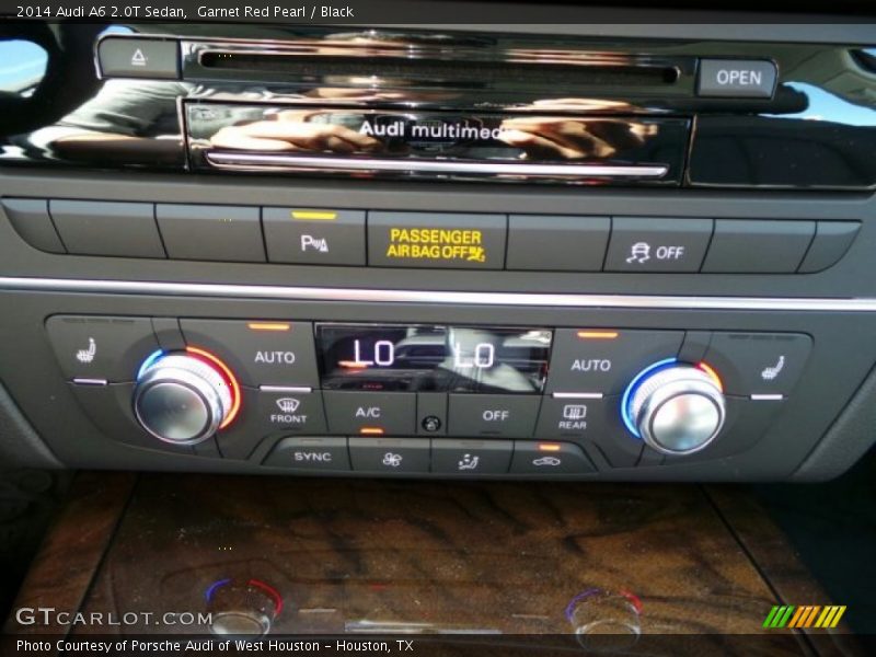 Garnet Red Pearl / Black 2014 Audi A6 2.0T Sedan