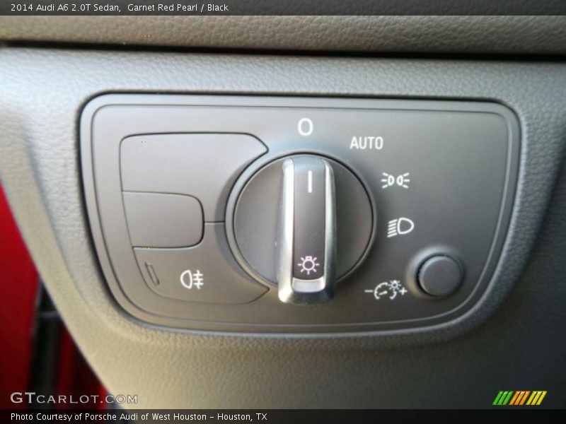 Garnet Red Pearl / Black 2014 Audi A6 2.0T Sedan