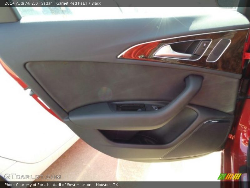Garnet Red Pearl / Black 2014 Audi A6 2.0T Sedan