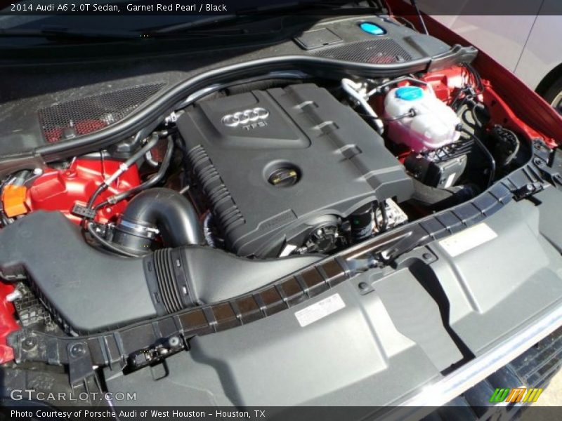Garnet Red Pearl / Black 2014 Audi A6 2.0T Sedan